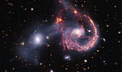 Kozmik Bir Dans:James Webb,İki Galaksinin Birleşme Görüntüsünü Kaydetti!