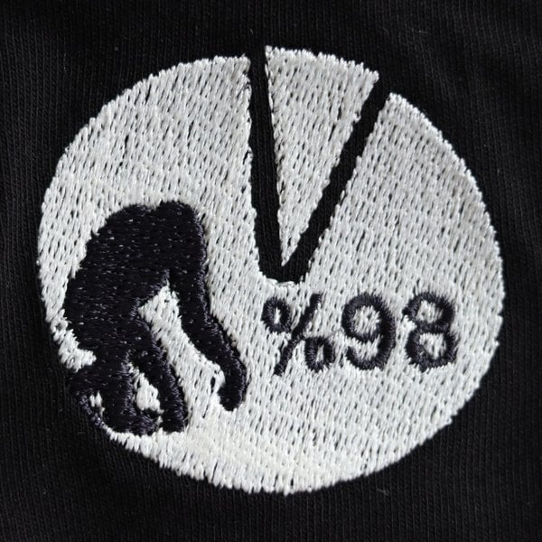 ‘’%98: İçimizdeki Maymun’’ Nakış Sweatshirt