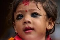 A two-year-old Nepalese girl has been newly elected as 'Kumari', a living goddess, the Associated Pr.. - MK
