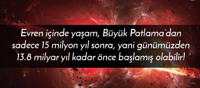 Uzayda Yaşam Büyük Patlama'dan Hemen Sonra Mı Başladı?