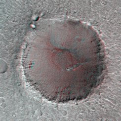 Mars: Büyük Krater'in Stereo Görüntüsü