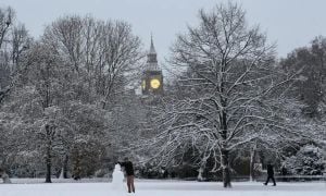 UK Braces For Snowstorm As Met Office Extends Warnings