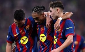 Raphinha Shines As Barcelona Rout Athletic Club 5-0 In Super Cup Semifinal