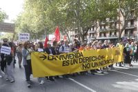 Manifestación por la vivienda en Madrid hoy, 5 de abril: recorrido, horario y cortes de tráfico