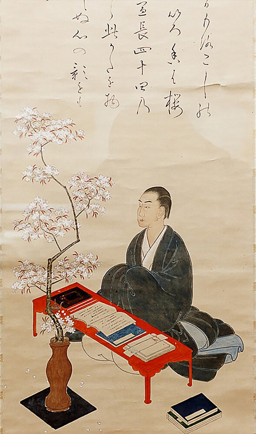 Motoori Norinaga (44 yaşında), otoportre, 1773