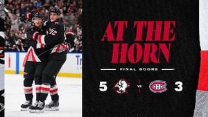 Tage Thompson Hat Trick Lifts Sabres Past Canadiens In Milestone Night