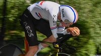 LIVE Giro: Jay Vine onttroont Edoardo Affini, topfavoriet Joshua Tarling maakt zich klaar voor zijn tijdrit | sporza
