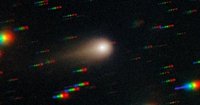 Tail of comet that's visiting from another star is growing, new telescope image shows