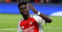 Arsenal fans all say the same thing about Bukayo Saka moment in PSG defeat
