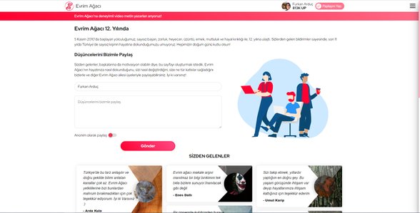 "Düşüncelerini Bizimle Paylaş"