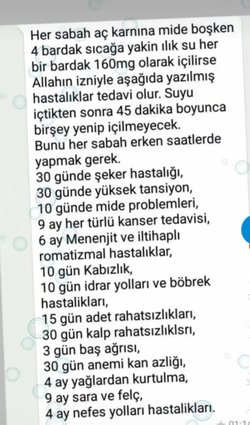 Sıcağa yakın ılık su ile birçok hastalık tedavi edilebilir mi?