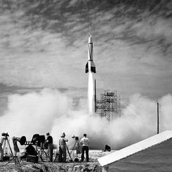 The First Rocket Launch from Cape Canaveral