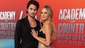 Kelsea Ballerini Shines At ACM Awards With Chase Stokes