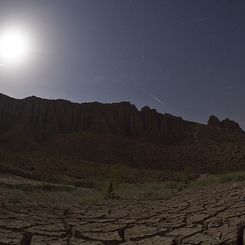 Meteor by Moonlight