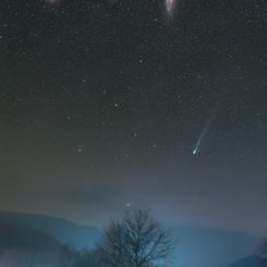 Comet Pons-Brooks in Northern Spring