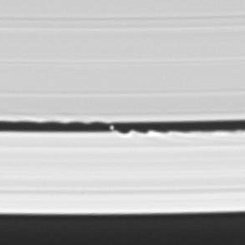 A Wave Maker Moon in Saturn's Rings