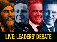 Mark Carney, Pierre Poilievre to face off for first time in French leaders' debate | Live English video and discussion