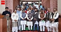'New energy after Bihar mandate': PM Modi meets NDA MPs; vows to 'leave no stone unturned' | India News - The Times of India