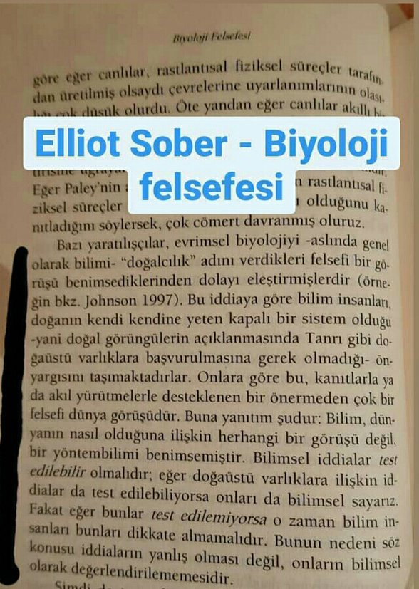 Elliot Sober: Bilimsel iddialar test edilebilir olmalıdır; eğer doğaüstü varlıklara ilişkin iddialar da test edilebiliyorsa onları da bilimsel sayarız