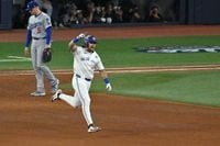 Blue Jays smash Dodger mystique with home run binge to take World Series Game 1