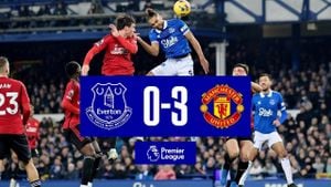 Manchester United Falls Again To Everton At Goodison Park