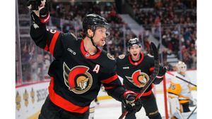 Ottawa Senators Celebrate Strong 5-2 Win Over Flyers