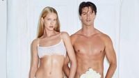 Patrick Schwarzenegger and Fiancée Front Racy Skims Campaign