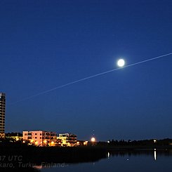 Moons and Bright Mars