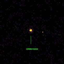 GRB010222: Gama Işını Patlaması, X-Işını Art Işıması