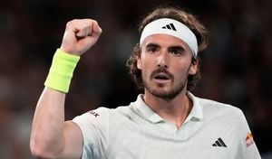 Stefanos Tsitsipas Advances To Fourth Round At Indian Wells