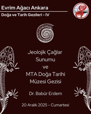 Jeolojik Çağlar Sunumu ve MTA Doğa Tarihi Müzesi Gezisi ( Evrim Ağacı Ankara Topluluğu )