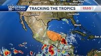 National Hurricane Center tracking an area of interest in the tropics