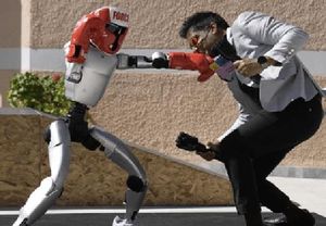 Humanoid Robots Compete At Olympia In Global Olympiad