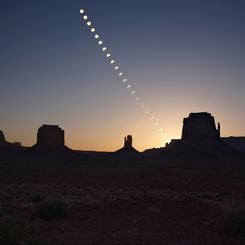 Ring of Fire over Monument Valley