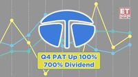 Tata stock, Q4 Results 2025: Profit up more than 100%; 700% dividend declared