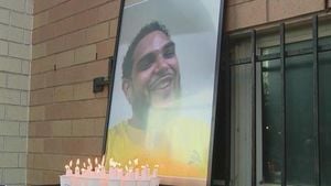 Vigil Held For Stab Victim Michael Hernandez In Bronx