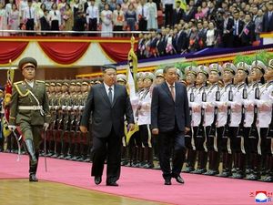 Kim Jong Un Asserts Power At North Korea Parade