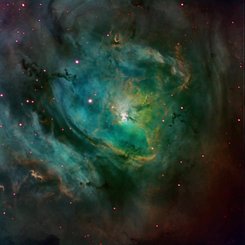 Stars and Dust of the Lagoon Nebula
