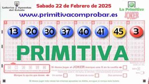 La Primitiva Lottery Results Announced For February 27, 2025