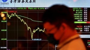 Taiwanese Stocks Plunge As New Taiwan Dollar Recovers Slightly