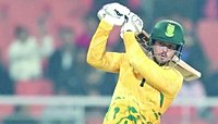 De Kock stars as South Africa win big to level India T20 series