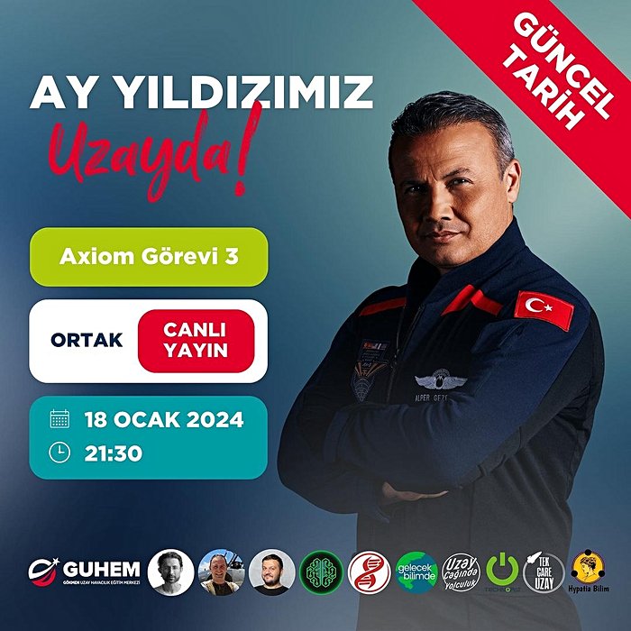 İlk Astronotumuz ALPER GEZERAVCI Uzaya Gidiyor!