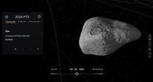 Asteroid 2024 PT5 Set For Earth's Mini-Moon Visit