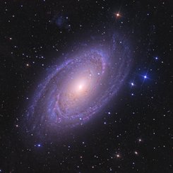  Bright Spiral Galaxy M81 