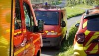Un jeune motard gravement blessé dans une collision dans la combe de Lourmarin - ici
