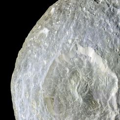 Herschel Crater on Mimas 