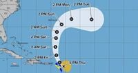 Tropical Storm Jerry tracker: See projected path as storm could become a hurricane by Friday