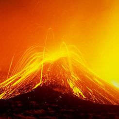 Magma Bubbles from Mt. Etna