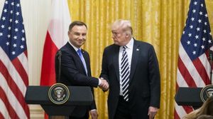 Andrzej Duda And Donald Trump Meet At CPAC