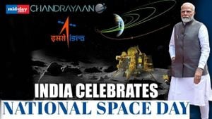 India Celebrates Historic First National Space Day